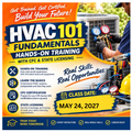 May 24th, 2027 -HVAC 101 Fundamentals: Hands-On Training with CFC & State Licensing (TRI-COUNTY RESIDENTS * CALVERT, CHARLES , ST. MARY'S * )